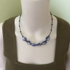 Handmade beaded choker necklcae