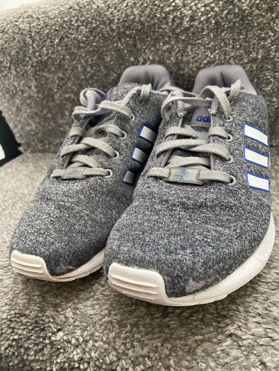 Grey Adidas ZX Flux Torsion runners
