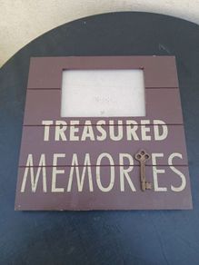 Treasured Memories Wooden Photo Frame