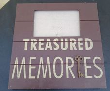 Treasured Memories Wooden Photo Frame