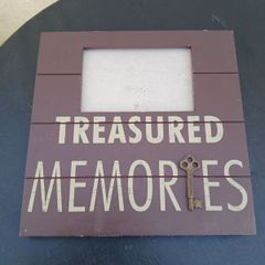 Treasured Memories Wooden Photo Frame