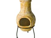 RedFire Fireplace Tampico Yellow 31x31x68 cm Clay