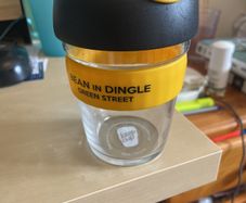 Glass keep cup