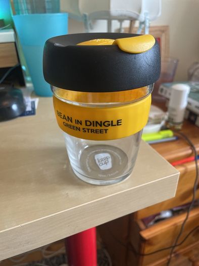 Glass keep cup