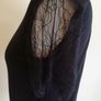 Pretty Little Thing Rain Black Eyelash Lace Sleeve T Shirt New With Tags Size 10 Image 6
