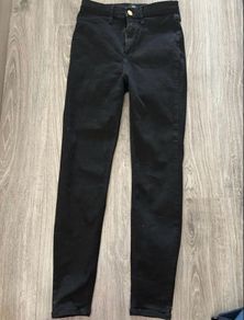 River Island Black Skinny Jeans Size 12