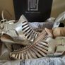 France Mode Adilo fashion summer silver shoes heels New & boxed size 4.5 uk Image 7