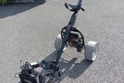 Electric golf trolley