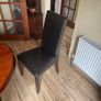 Oval dining room table and 6 chairs Image 5