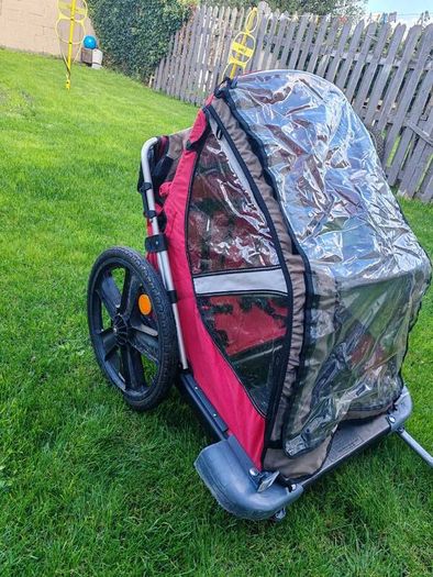 double bike trailer