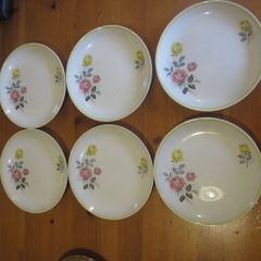 6 Irish Rose Plates Arklow