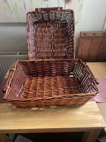 2 x Large Hamper Baskets
