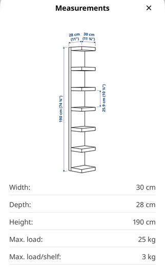 Wall shelf unit