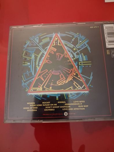 Def Leppard x 3  - High n Dry, Pyromania and Hysteria CDs