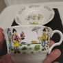 Early 19th C. Tea Cup & Saucer Attributed Hilditch Image 8