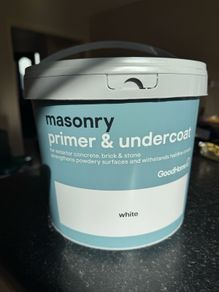 GoodHome Masonry White Primer & undercoat, 5L