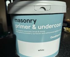 GoodHome Masonry White Primer & undercoat, 5L