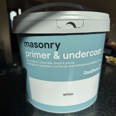 GoodHome Masonry White Primer & undercoat, 5L