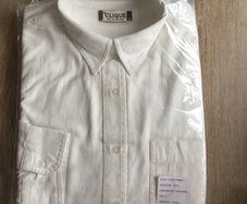 mens shirt ivory white 100% cotton