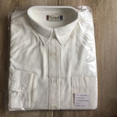mens shirt ivory white 100% cotton