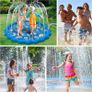 Splash Pad, Sprinkler & Splash Play Mat for Toddlers, Inflatable Outdoor Party Sprinkler Pad Wading Pool with 5 Patches for Kids (FREE POSTAGE) Image 7