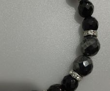 NECKLACE  - Black Glass - by 'Absolut'