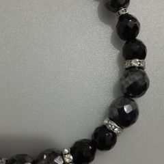 NECKLACE  - Black Glass - by 'Absolut'
