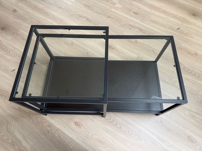 Glass coffe table