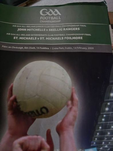 GAA books,programmes and DVDS