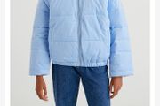 United Colors of Benetton light blue Thermore jacket S