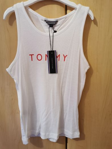 BNWT - Tommy Hilfiger white tank top 6-7yrs