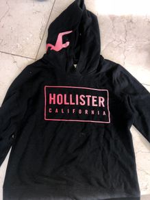Hollister black hoodie size 8