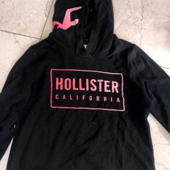Hollister black hoodie size 8