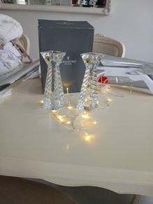 Stunning Waterford Crystal candle holders