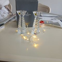 Stunning Waterford Crystal candle holders