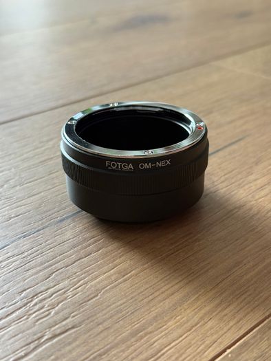 Vivitar 55mm f2.8 Macro OM + Sony E - Olympus OM Adapter