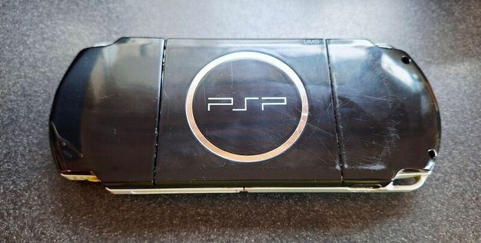 Modded Black PSP Slim 3000 128GB with games