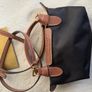 Long champ pouch with strap Image 9