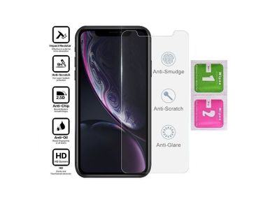 For Apple iPhone XR - Premium Tempered Glass Screen Protector Guard Film - FHT07IPTG
