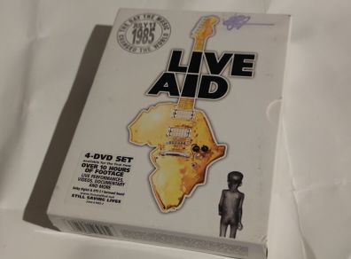 Live Aid 1985 4 disc Dvd Boxset