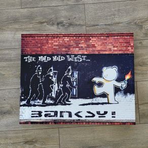 Banksy Mild Mild West Canvas Print 40x50cm