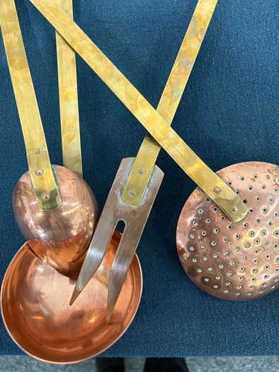 Great Set French copper UTENSIL SET