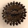 Vintage Black Brooch 1980s Image 2