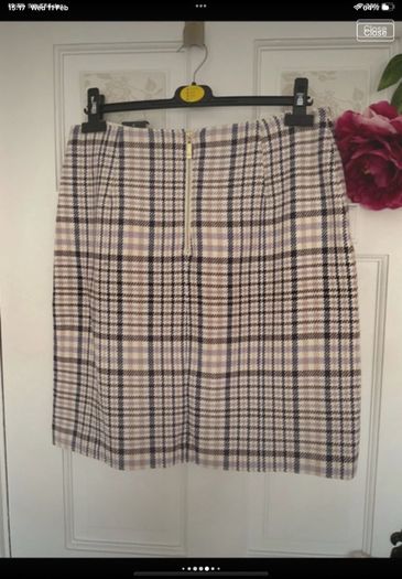 skirt Bnwt marks & Spencer mini check herringbone skirt size 12