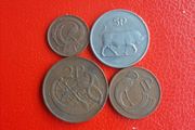 4 X 1982 Irish  Decimal Coins
