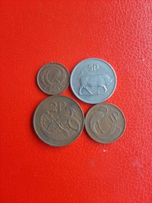 4 X 1982 Irish  Decimal Coins