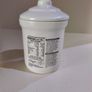 Cream Ceramic Storage Jar / Pot with Lid Image 5