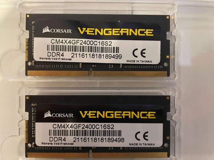 Corsair Vengeance CM4X4GF2400C16S2 8GB (2x4) 2400MHz DDR4