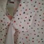 Sisters by Caroline Kilkenny  Cream & Teal Heart Print Dress Image 4