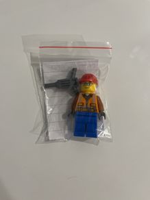 Lego City Construction Worker minifigure